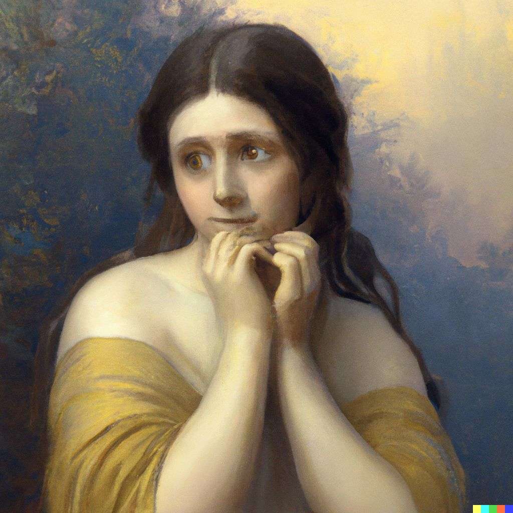 a representation of anxiety, painting by William-Adolphe Bouguereau